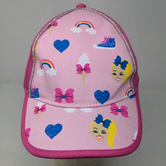 Nickelodeon Girl's Jojo Siwa Strapback Hat Pink One Size Graphic - Picture 3 of 12